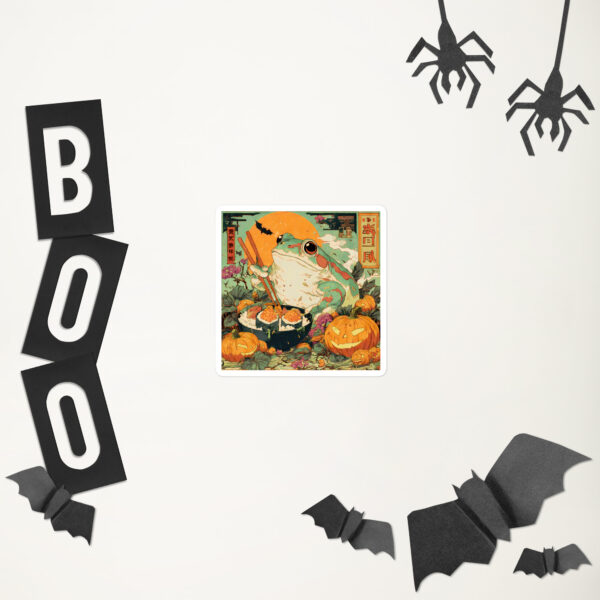 Halloween Kaeru Sticker