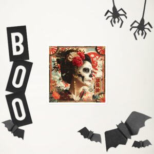 Spooky Geisha Sticker