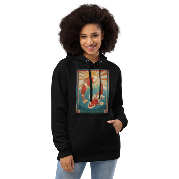 Koi Harmony Premium eco hoodie