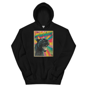 Retro Panther Unisex Hoodie