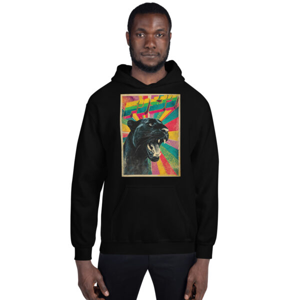 Retro Panther Unisex Hoodie