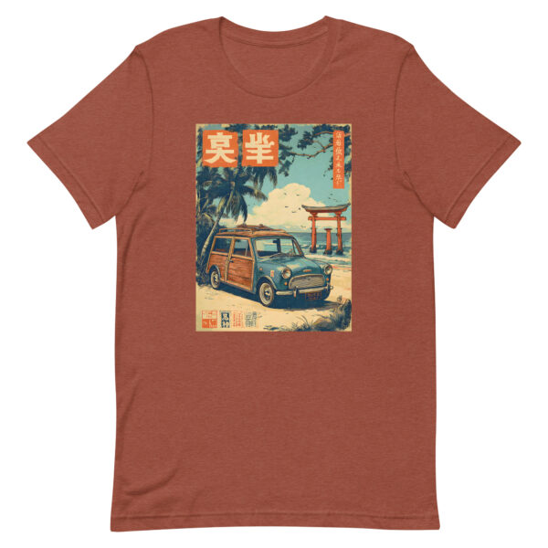 unisex-staple-t-shirt-heather-clay-front-6914d8d9a321a.jpg The Torii Surf Wagon Tee