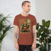 unisex-staple-t-shirt-heather-clay-front-6914e5a34033b.jpg Urban Raccoon Fighter Tee