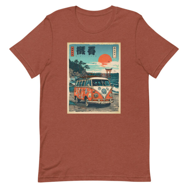 unisex-staple-t-shirt-heather-clay-front-6914eb2d78b67.jpg The Japan Van Life Tee