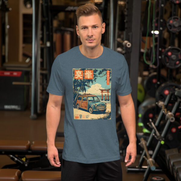 unisex-staple-t-shirt-heather-slate-front-6914d8d8e719d.jpg The Torii Surf Wagon Tee