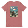 unisex-staple-t-shirt-mauve-front-6914d1f2de873.jpg Samurai Biker Fuji Tee