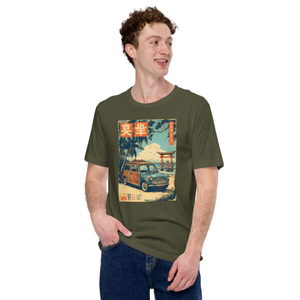 unisex-staple-t-shirt-military-green-front-6914d8d8d91b8.jpg The Torii Surf Wagon Tee