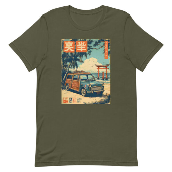 unisex-staple-t-shirt-military-green-front-6914d8d99c364.jpg The Torii Surf Wagon Tee