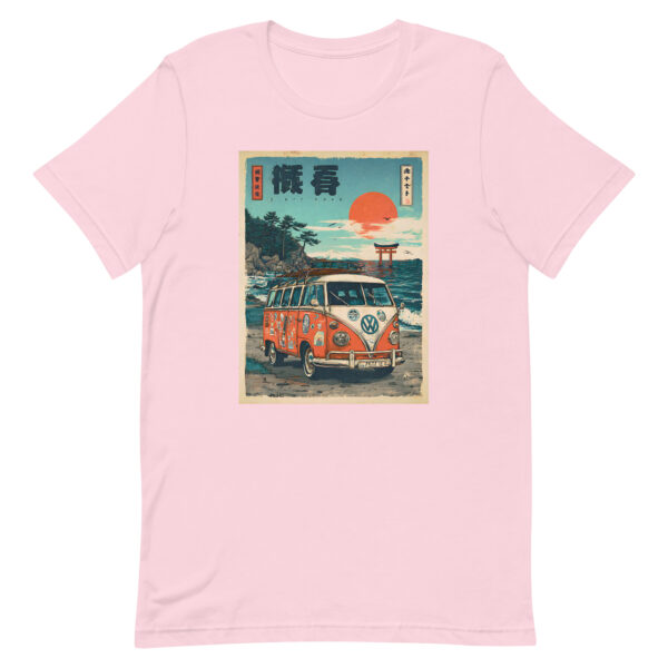 unisex-staple-t-shirt-soft-pink-front-6914eb2ded6c9.jpg The Japan Van Life Tee