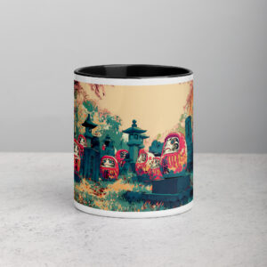 Phantom Darumas Mug with Color Inside