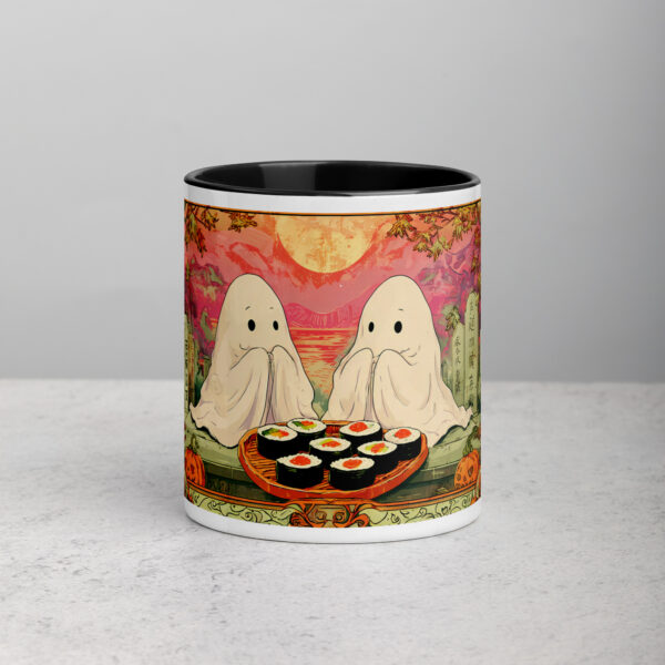 Boo! Sushi Time - Mug with Color Inside