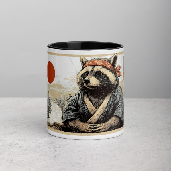 white-ceramic-mug-with-color-inside-black-11-oz-front-692748e84f450.jpg Master Tanuki Raccoon Mug