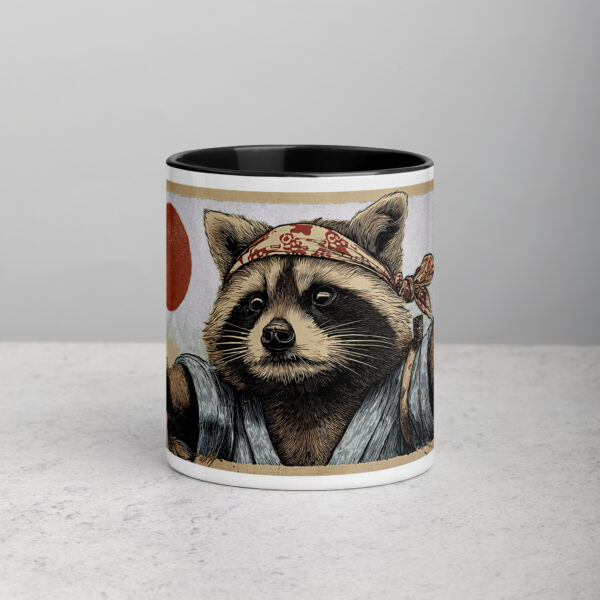 white-ceramic-mug-with-color-inside-black-11-oz-front-6927494a3aac9.jpg Tanuki Headband Portrait Mug