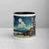 Moonlit Fuji Biker Mug