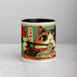 Cute Cat Ramen Lover Mug