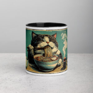 Happy Noodle Cat Mug