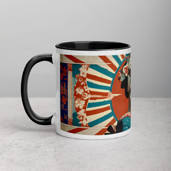 Ghostly Geisha Mug with Color Inside