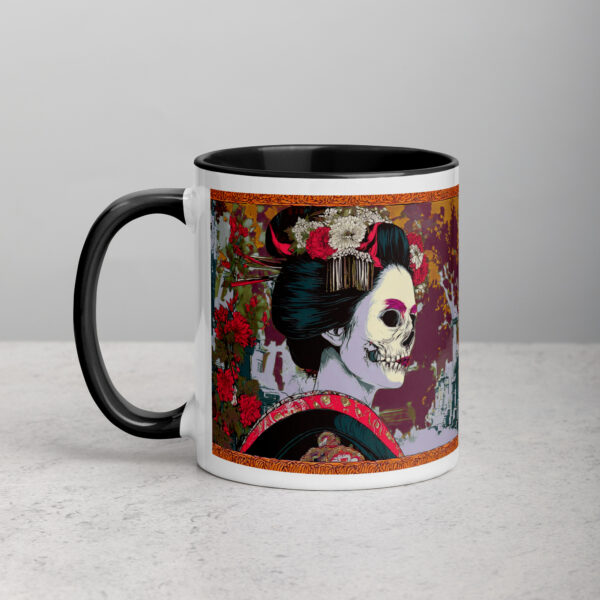 Yūrei Geisha Mug with Color Inside