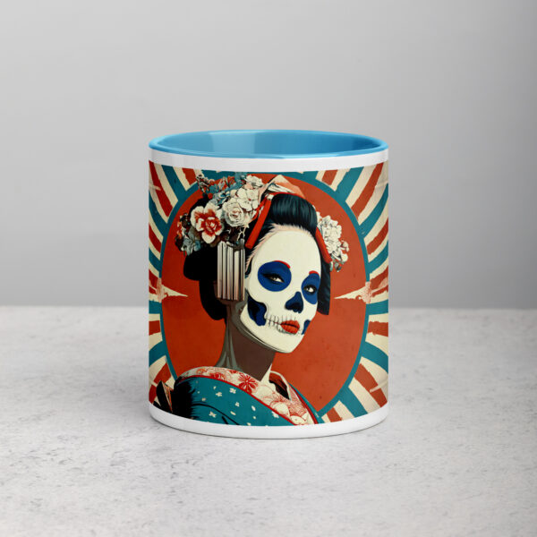 Ghostly Geisha Mug with Color Inside