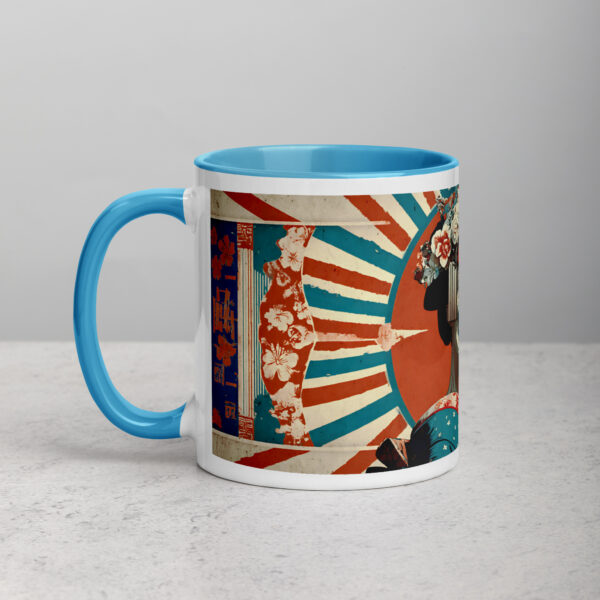 Ghostly Geisha Mug with Color Inside