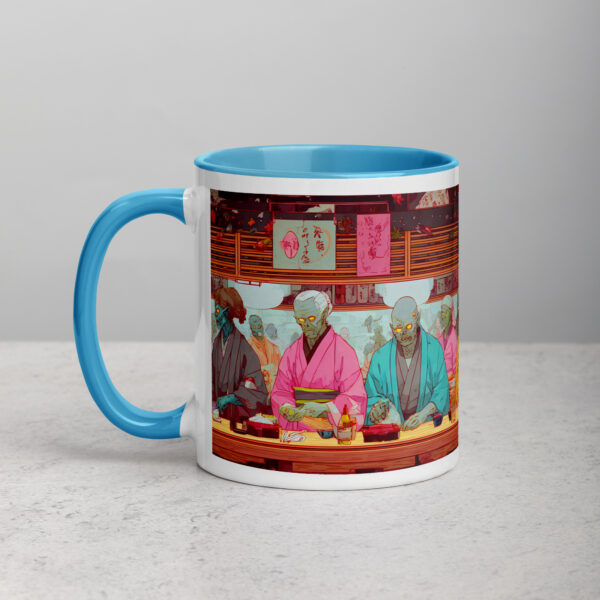 Zombie Sushi Bar Mug with Color Inside