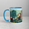 Haunted Daruma Grounds Mug with Color Inside