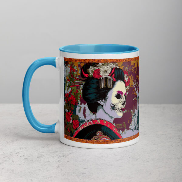 Yūrei Geisha Mug with Color Inside