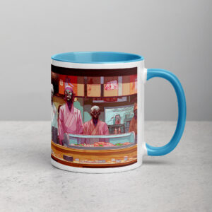 Apocalypse Sushi Mug with Color Inside
