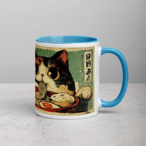 white-ceramic-mug-with-color-inside-blue-11-oz-right-69274e75b2dc9.jpg Cute Cat Ramen Lover Mug