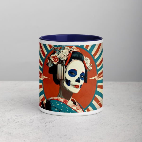 Ghostly Geisha Mug with Color Inside