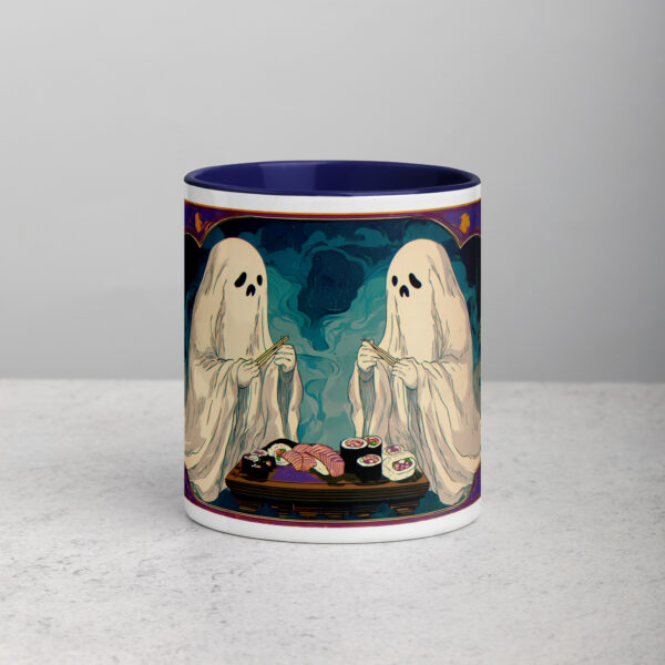 Spooky Sushi Spirits Mug with Color Inside