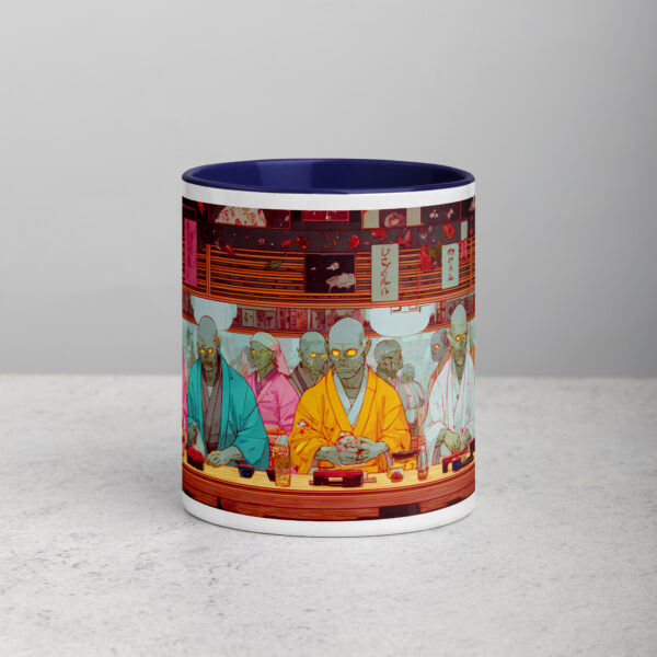 Zombie Sushi Bar Mug with Color Inside