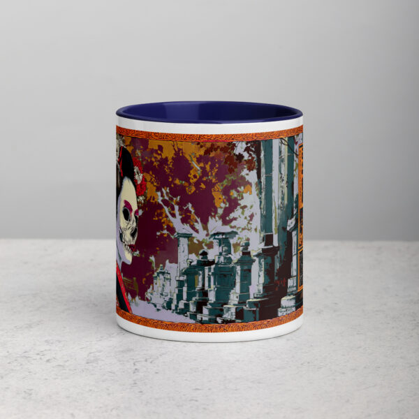 Yūrei Geisha Mug with Color Inside