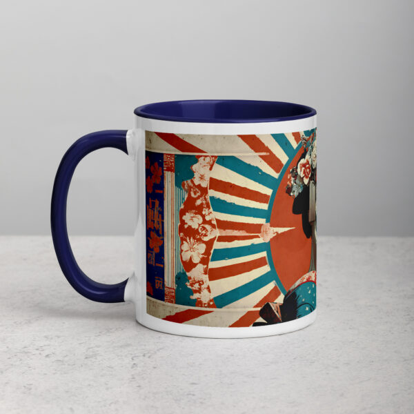 Ghostly Geisha Mug with Color Inside