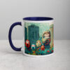 Haunted Daruma Grounds Mug with Color Inside