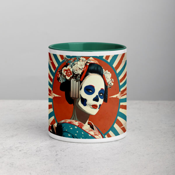Ghostly Geisha Mug with Color Inside