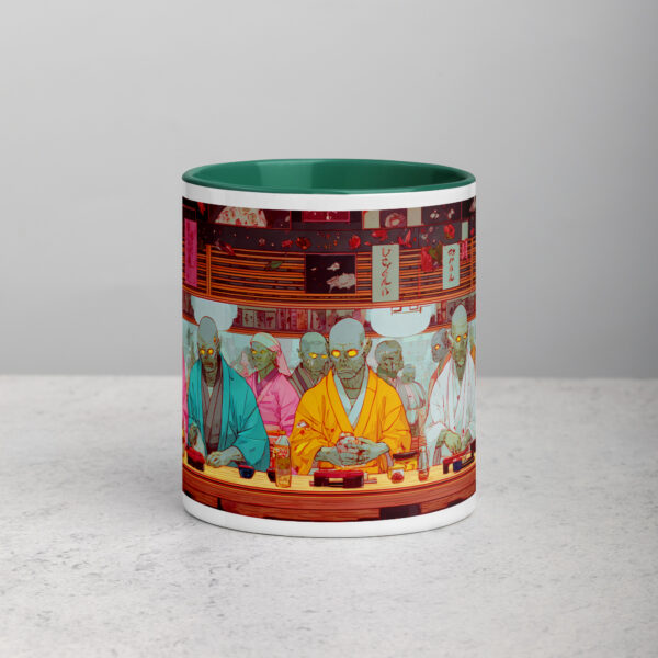 Zombie Sushi Bar Mug with Color Inside