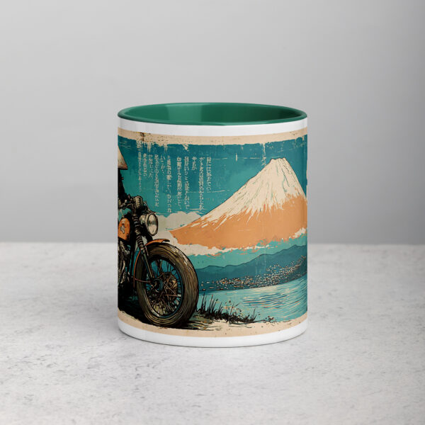 white-ceramic-mug-with-color-inside-dark-green-11-oz-front-69274a8180f9e.jpg Road Trip Samurai Mug