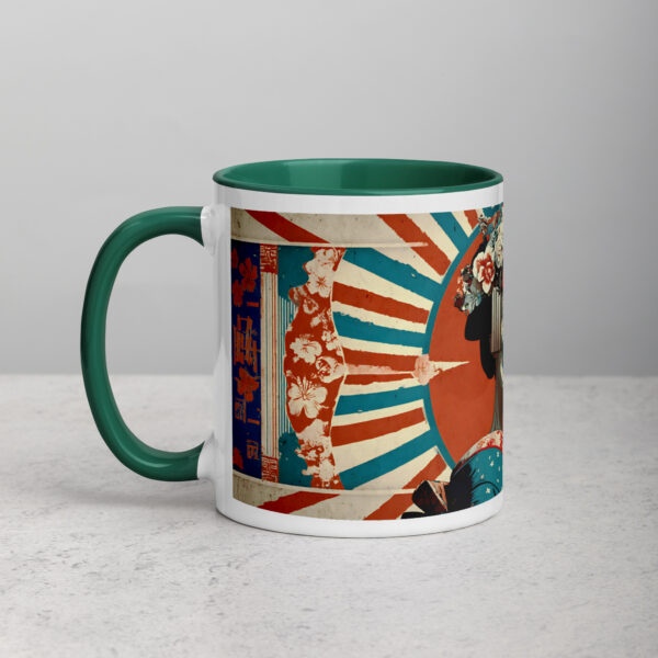 Ghostly Geisha Mug with Color Inside