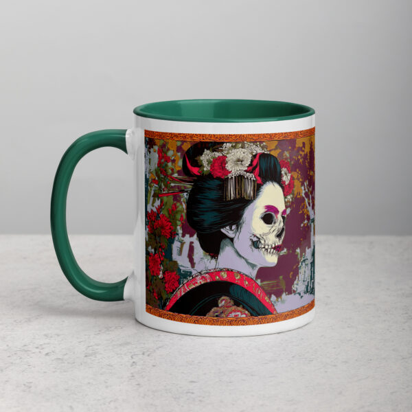 Yūrei Geisha Mug with Color Inside