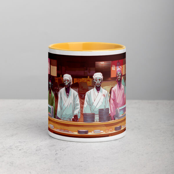 Apocalypse Sushi Mug with Color Inside