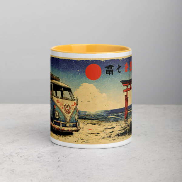 white-ceramic-mug-with-color-inside-golden-yellow-11-oz-front-6927486bb51ad.jpg Retro Beach Van Mug