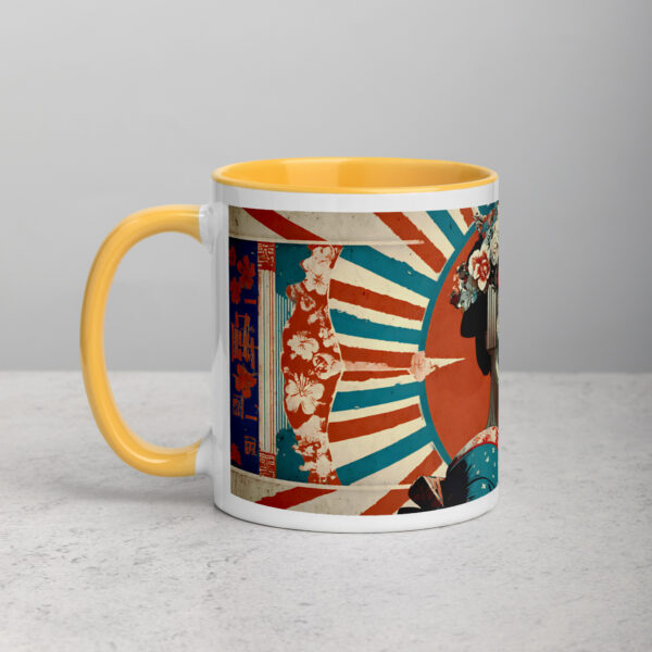 Ghostly Geisha Mug with Color Inside