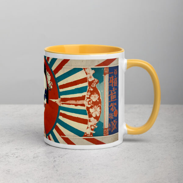 Ghostly Geisha Mug with Color Inside