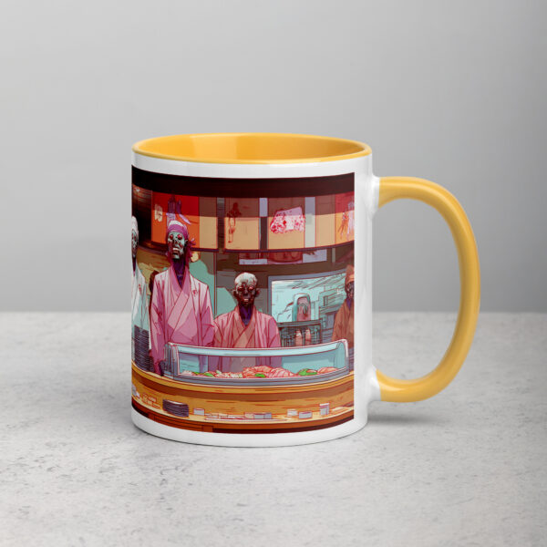 Apocalypse Sushi Mug with Color Inside
