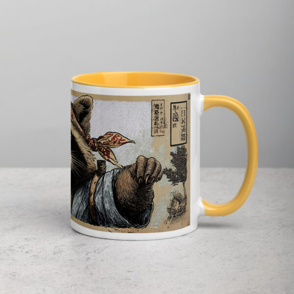white-ceramic-mug-with-color-inside-golden-yellow-11-oz-right-6927494a3c1ae.jpg Tanuki Headband Portrait Mug
