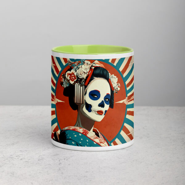 Ghostly Geisha Mug with Color Inside