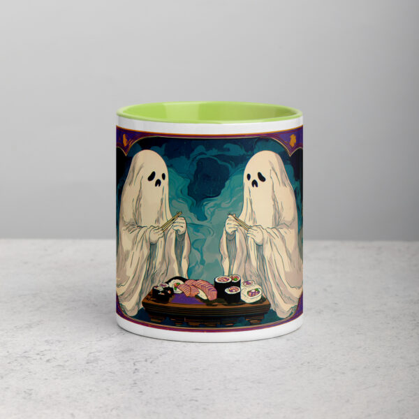 Spooky Sushi Spirits Mug with Color Inside