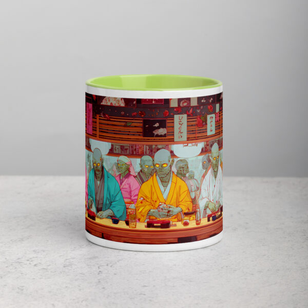Zombie Sushi Bar Mug with Color Inside