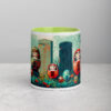 Haunted Daruma Grounds Mug with Color Inside